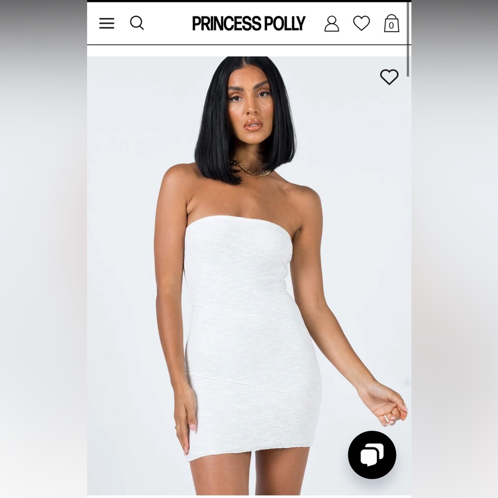 Princess Polly Oscar Dress Mini Dress White. Size US 4